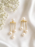 Pearl Jacket Earrings
