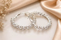Sparkling Crystal Hoop Earrings