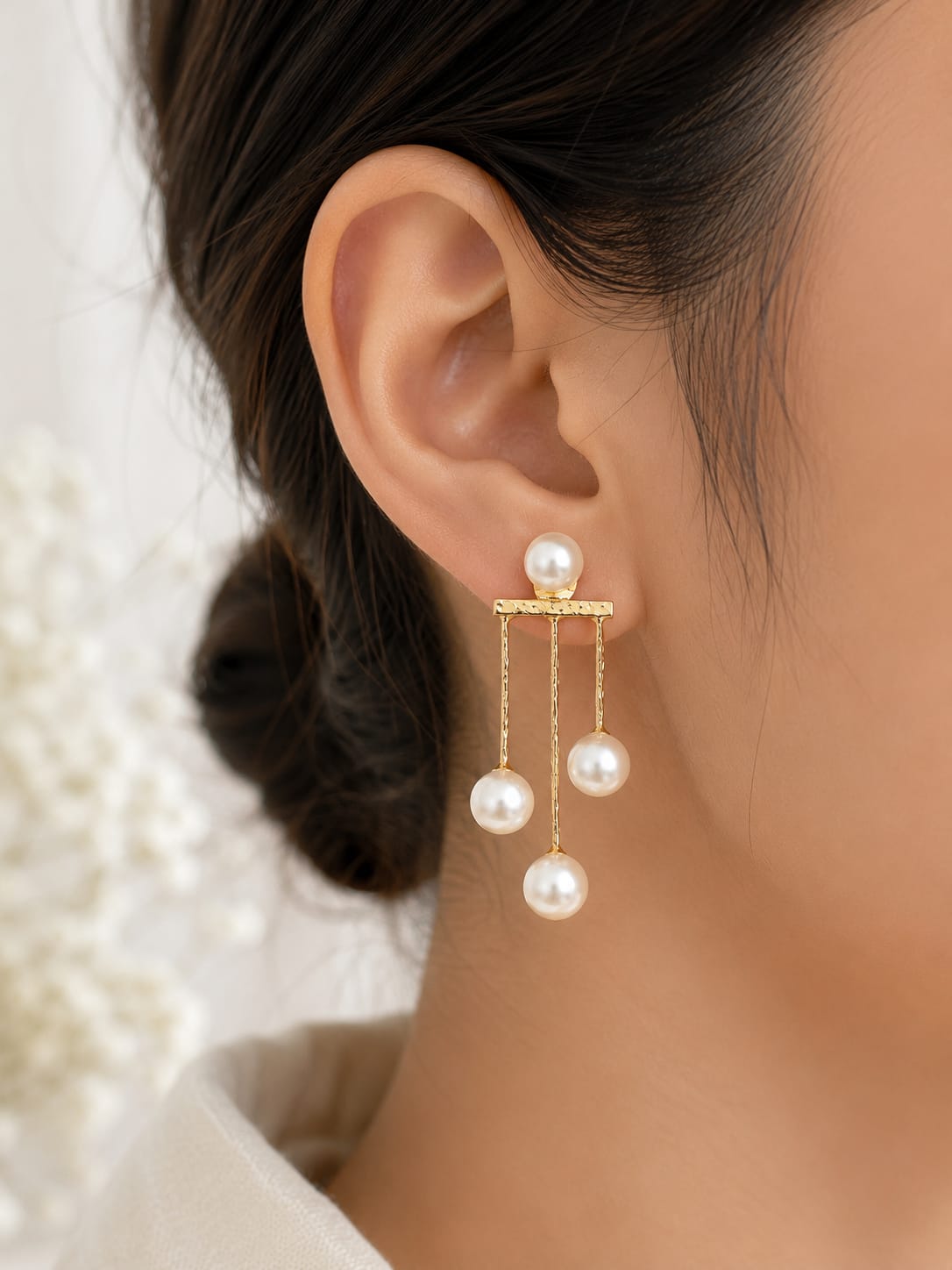 Pearl Jacket Earrings