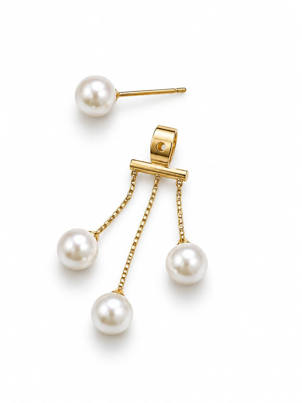 Pearl Jacket Earrings