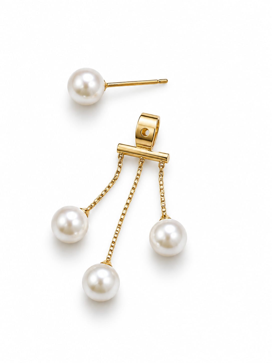 Pearl Jacket Earrings