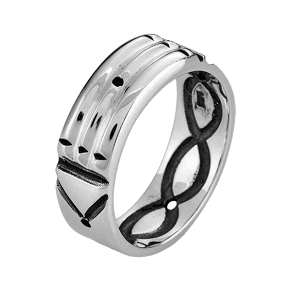 Atlantis - Ring with a symbolic engraving